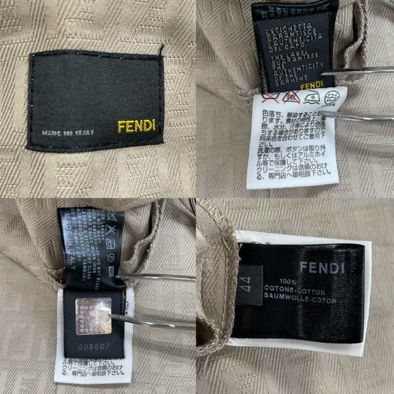 専用出品 ෆ˚* フェンディ ズッカ柄 イタリア製 ストレート ジップフライ パンツ