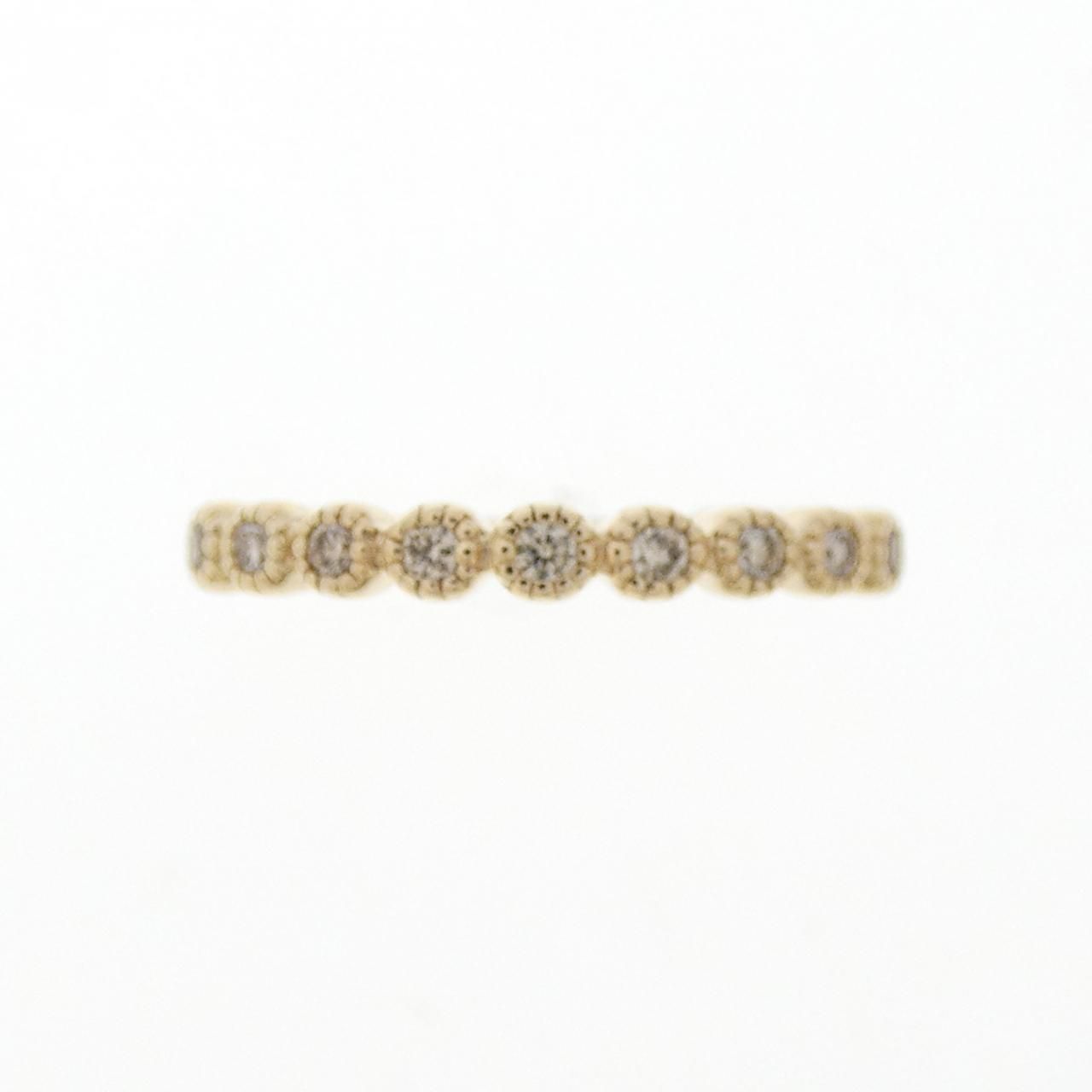 アガット ダイヤモンド ピンキー リング 0.07CT