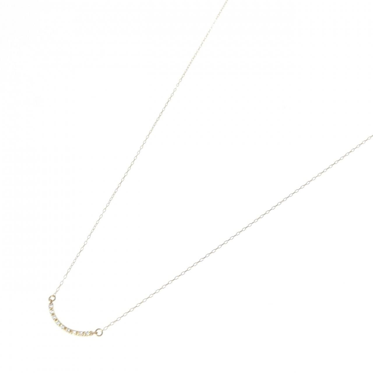 K18YG ダイヤモンド ネックレス 0.04CT