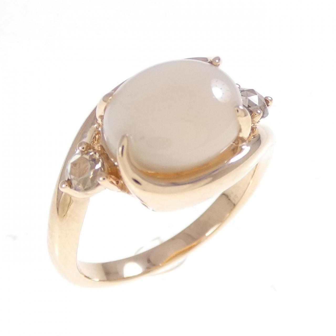 K 18 PG サンゴ リング 2 94 CT