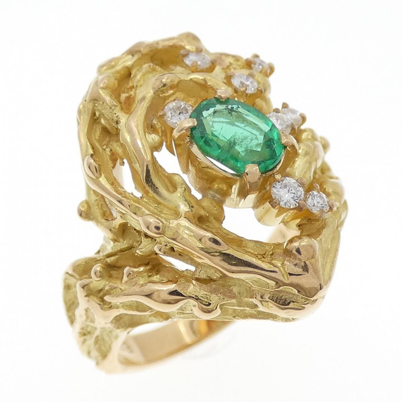 さとうくにを エメラルド リング 0.50 CT