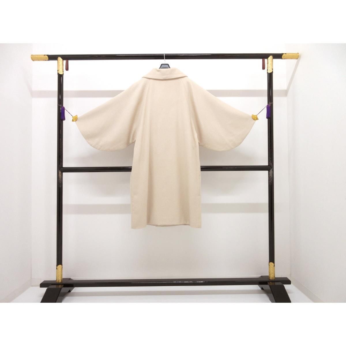 お洒落コート アンゴラ混ヘチマ衿コート