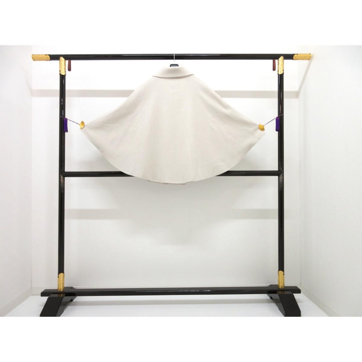 お洒落コート カシミヤ混ウールケープ