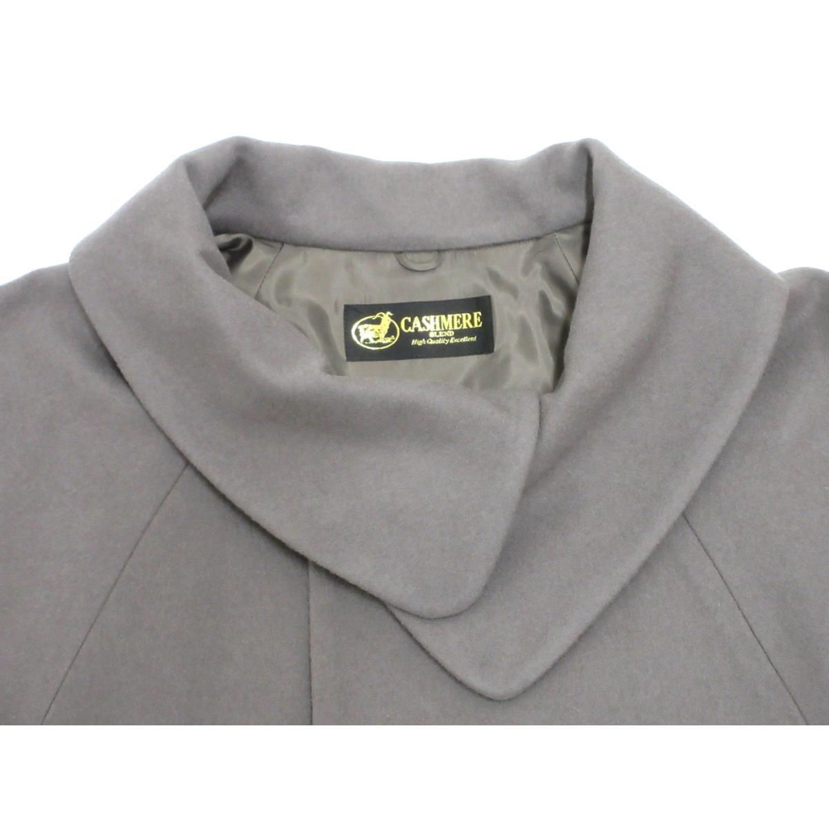 お洒落コート カシミヤ混