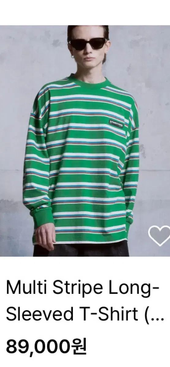 ディズT1 ストライプ ロングスリーブ 1サイズ