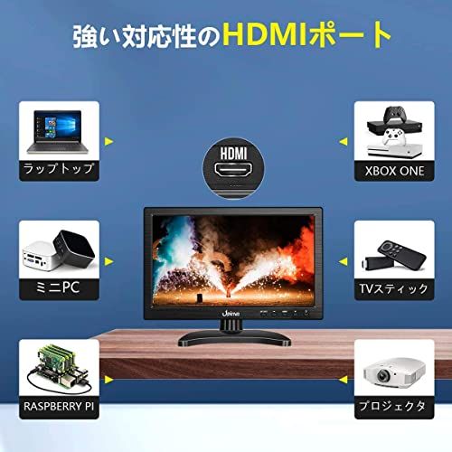 10 1インチセキュリティモニター リモートコントロール内蔵スピーカー付き1024 x 600解像度 小型モニター HDMI BNC VGA AV 入力 監視カメラとセキュリティカメラ 3 c 5 a 62 e 0