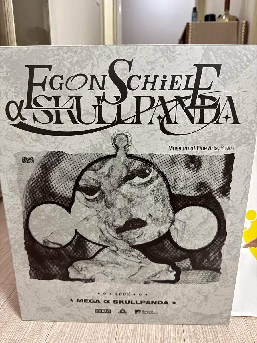 ポップマート メガアルファ スカルパンダ エゴン シーレ 400