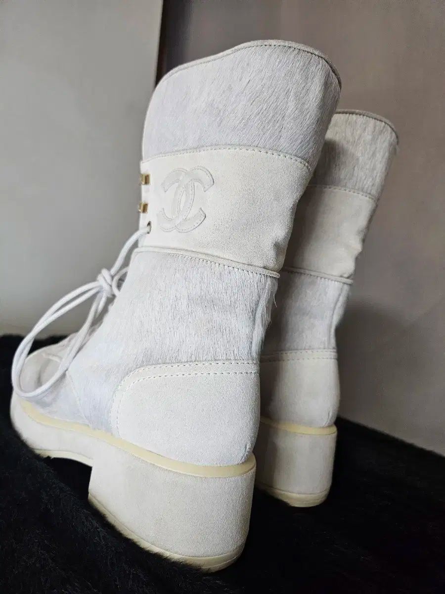 シャネル カーフレザーウォーカーブーツ ㅡ