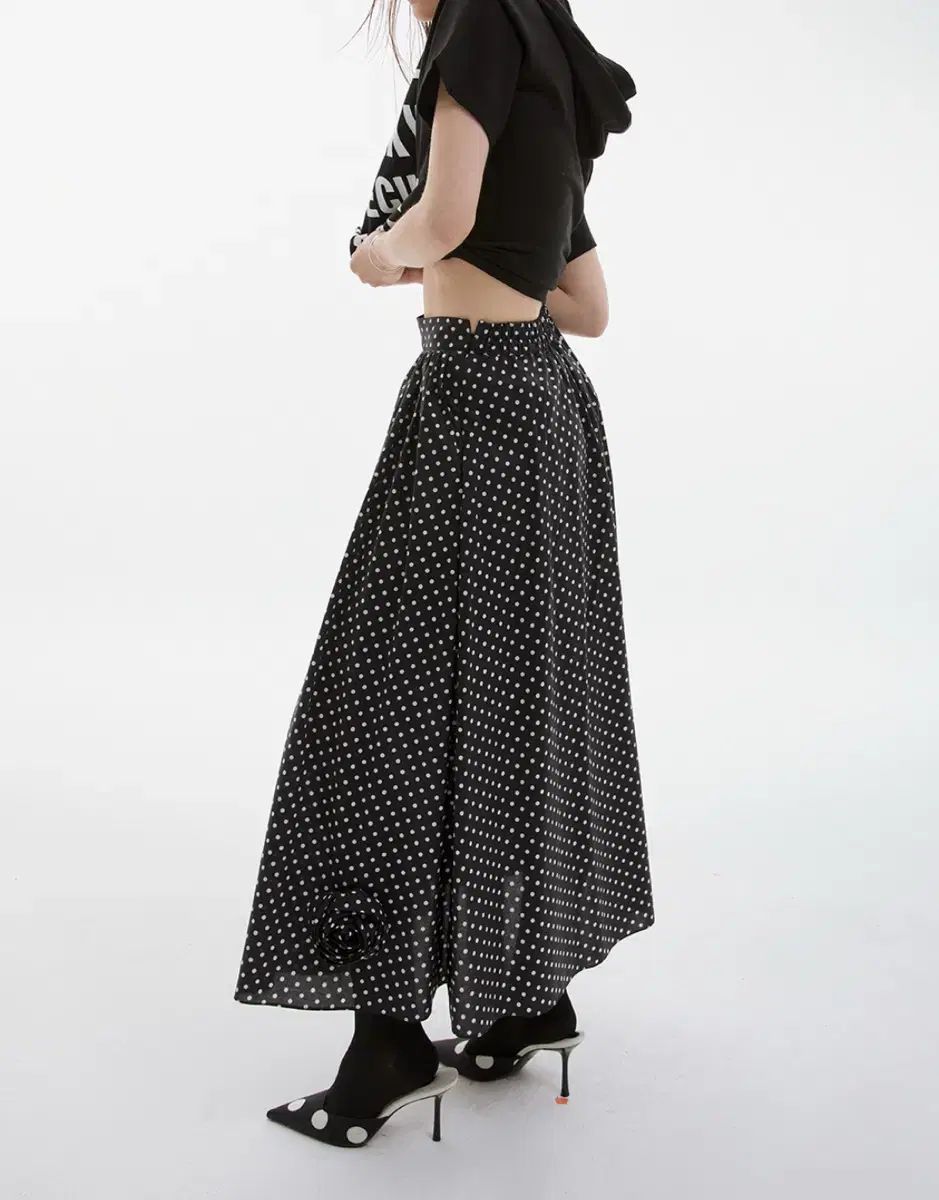 escstudio ドット コルサージュ スカート