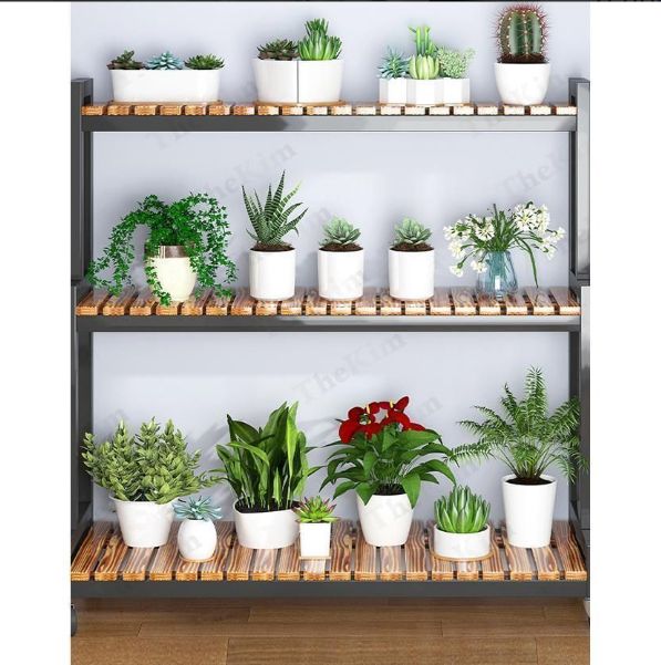 大好評 フラワースタンド ガーデンラック キャスター付き ベランダ 3段 屋外 室内 簡単組み立て ガーデニング 花棚 盆栽棚 錆びない 耐腐食性 園芸ラック 80 40 105