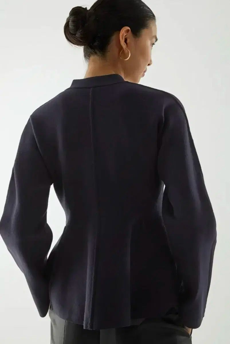 コス コットン ストラクチャード ジップアップ ジャケット 38