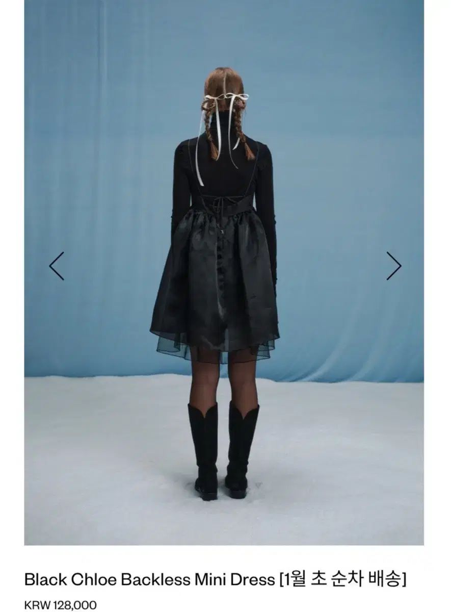 ザ バーネット クロエ バックレス ミニ ドレス Chloe Backless Mini