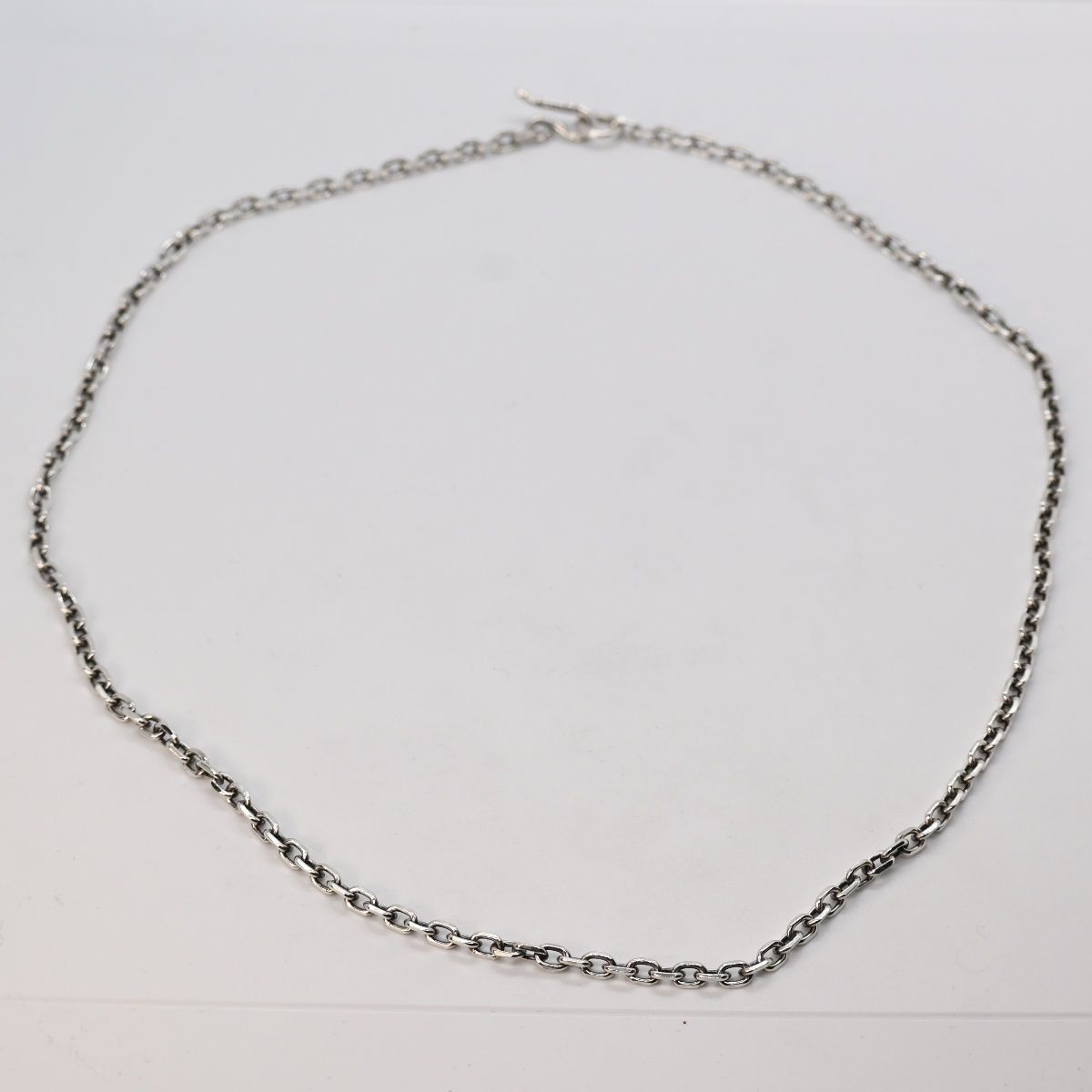 研磨済 ARIZONA DOM シルバー チェーン 長さ50 cm 幅3.5 mm silver 925