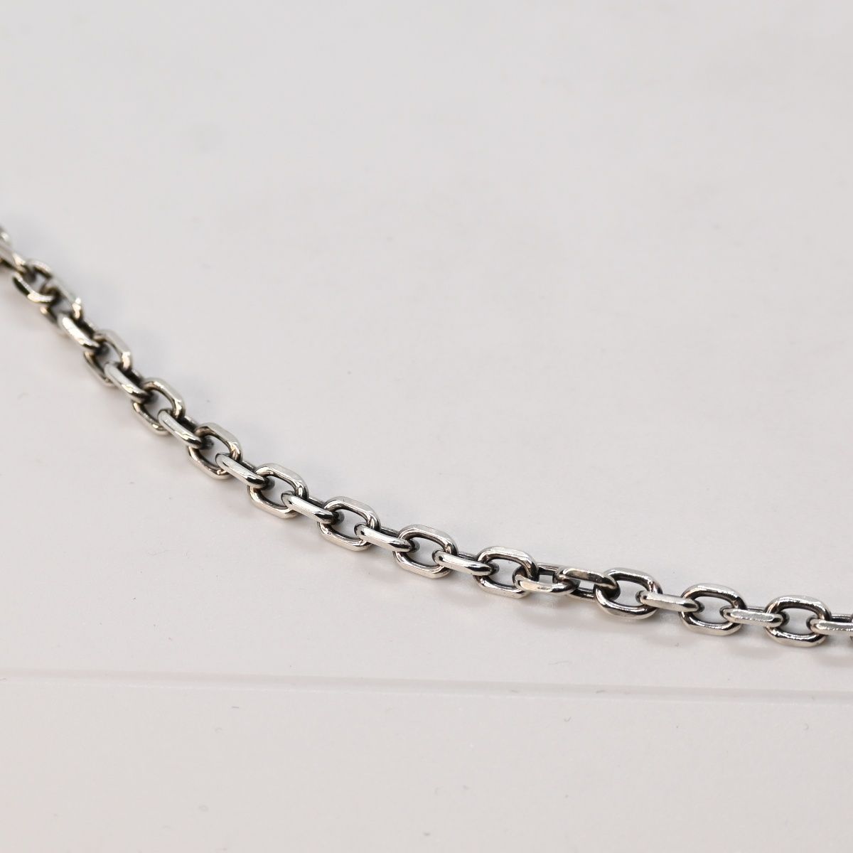 研磨済 ARIZONA DOM シルバー チェーン 長さ50cm 幅3.5mm silver925