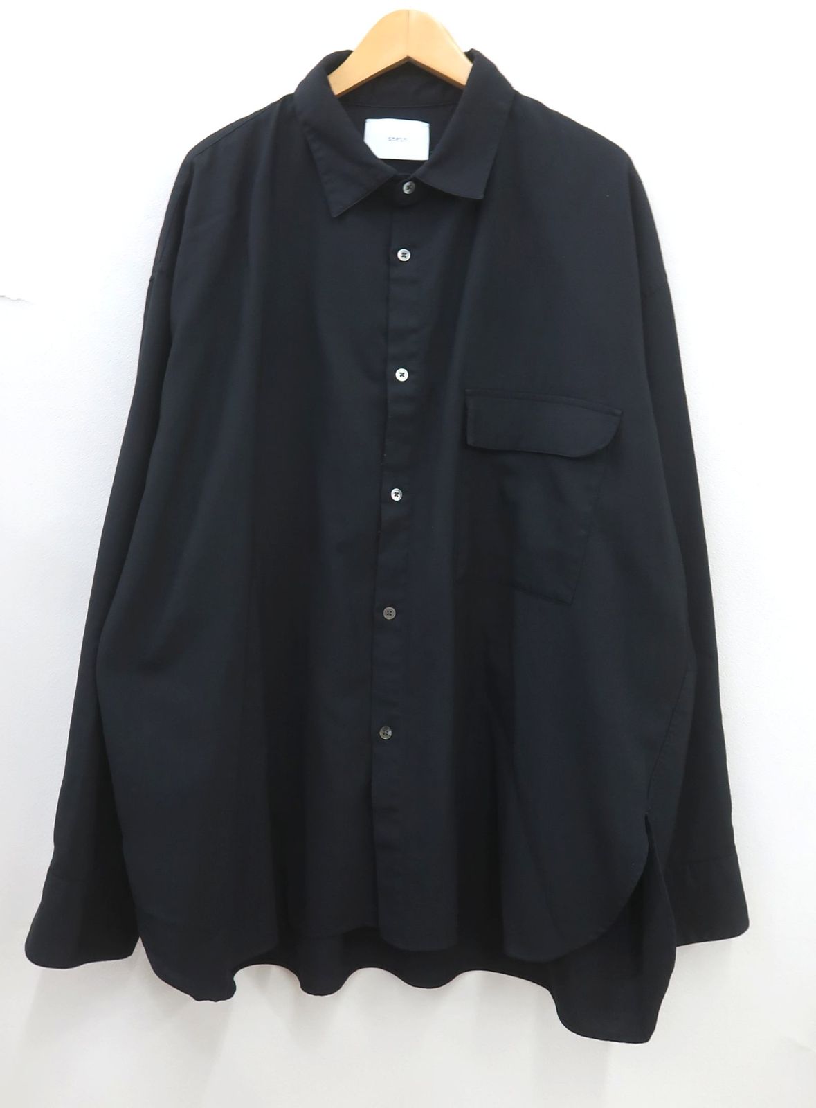 stein シュタイン ST. 111-2 OVERSIZED DOWN PAT SHIRT オーバーサイズ ダウン パット シャツ L