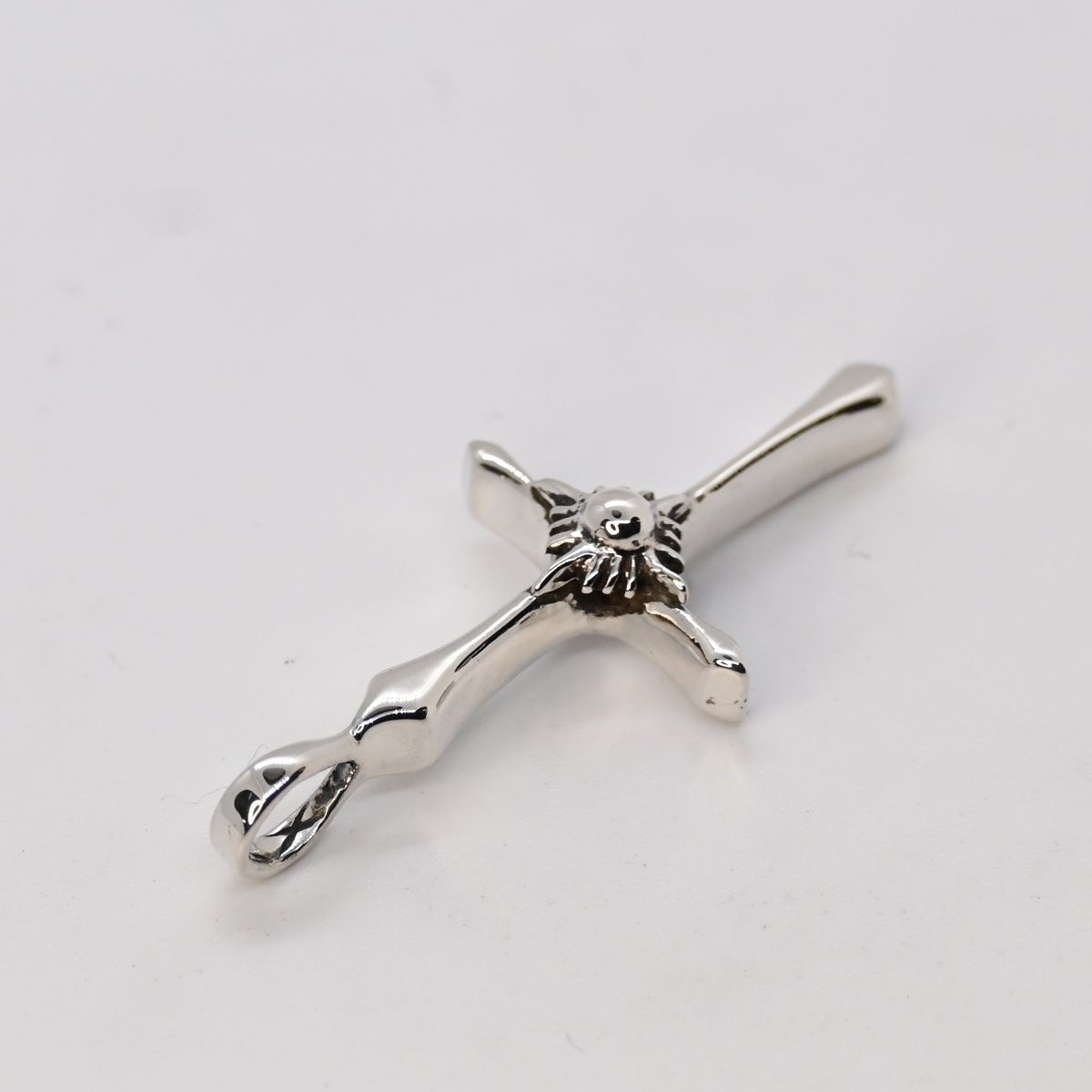 研磨済 ARIZONA DOM クロス チャーム シルバー T-3a 太陽神 サンシンボル silver925