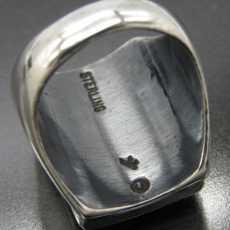 Navajo ナバホ族 リング ターコイズ インレイ メンズ レディース