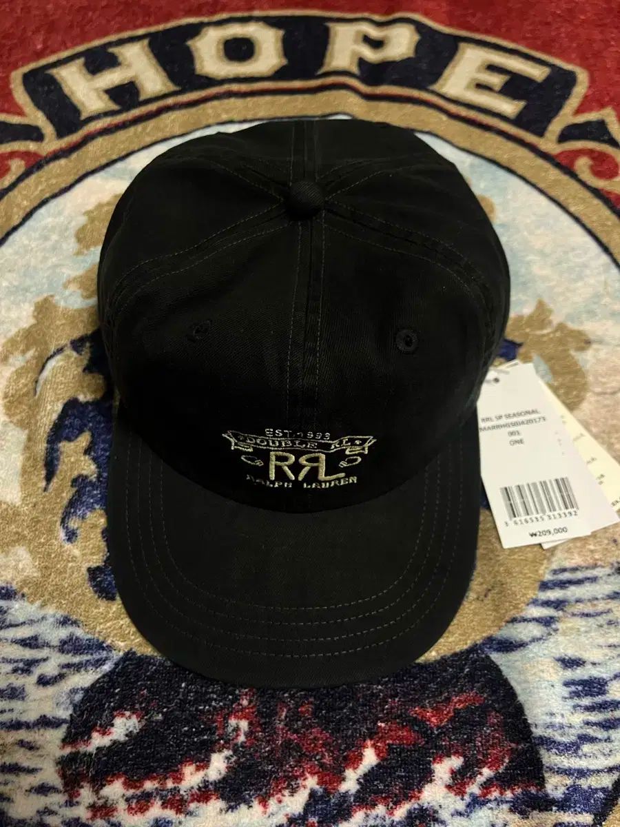 RRL ランチ ロゴ ツイル ベースボールキャップ ダブルアールエル