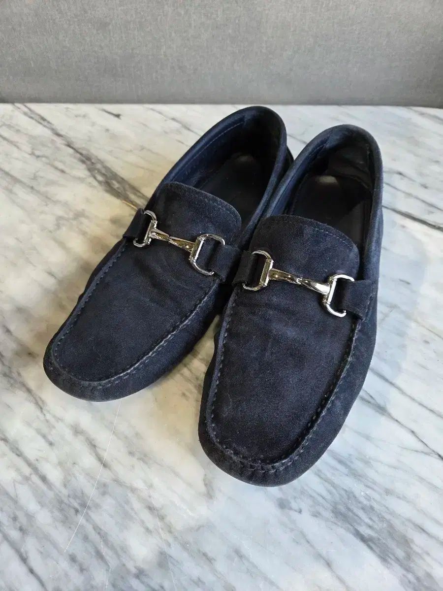 ZEGNA ゼニア スウェード メンズ ローファー 280