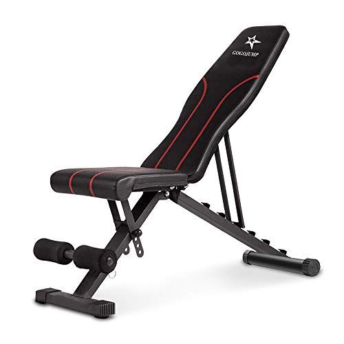 トレーニングベンチ 家庭用 折りたたみ式 インクライン フラットベンチ 角度調整 収納便利 最大耐荷重227KG ダンベル 腹筋 背筋トレーニング対応 組立不要 日本語説明書 e8e2978e