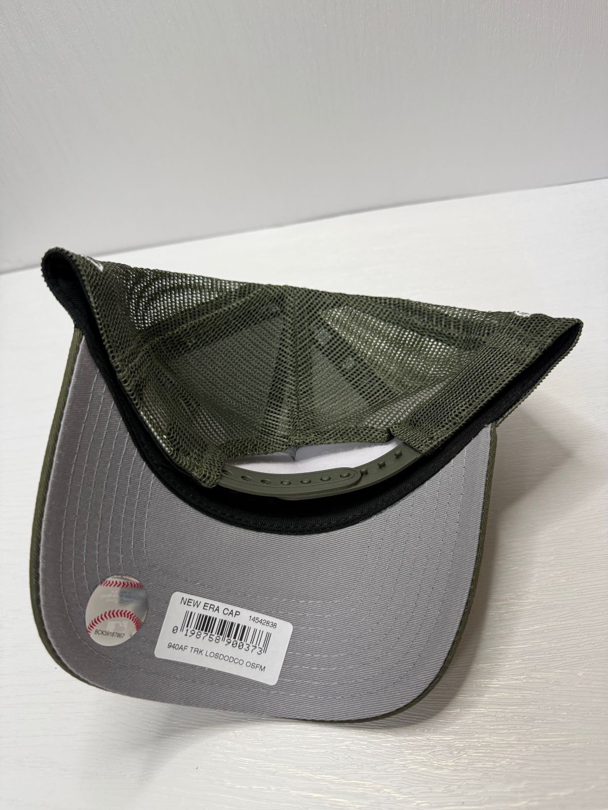  Newera ロサンゼルスドジャース ワールドシリーズ1988 9 forty A-FRAME スナップバックメッシュキャップ オリーブ ベースボールキャップ キャップ