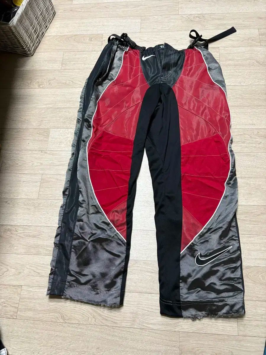 S ナイキ cpfm レイブ パンツ レッド グレー ブラック