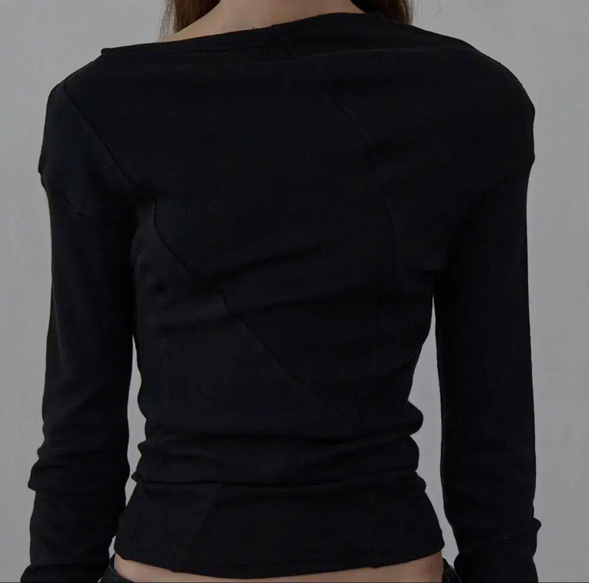  LCDC TM カーブド ロングスリーブ 長袖 Tシャツ カットソー