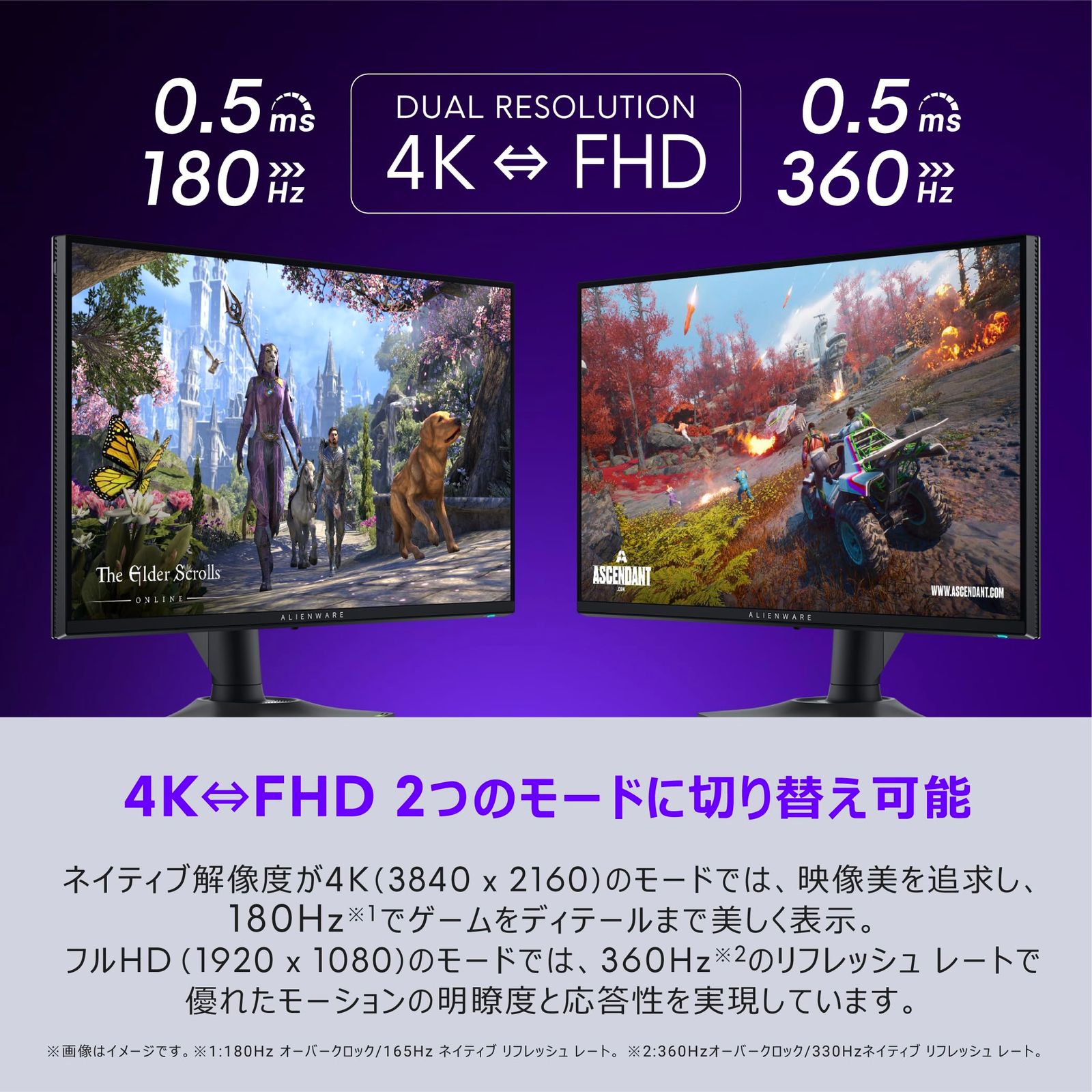 Amazon.co.jp Dell AW2725QF-A 27インチ デュアル解像度 4K FHD Alienware ゲーミングモニター 5年間無輝点保証 IPS 非光沢 DP1.4 IPS AW2725QF-A 4K 360Hz 5年保証 WWW_OPDRERGINERDOGAN_COM