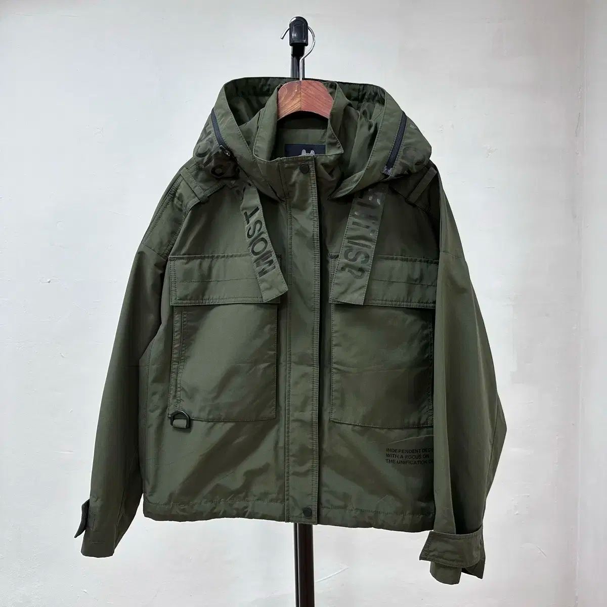 ライフウォーク クロップド ウィンドブレーカー ジャケット オーバーサイズ J12