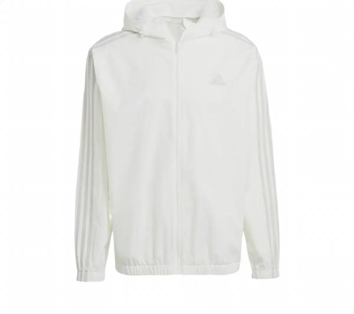 アディダス ESSENTIALS エッセンシャルズ 3S ウィンドブレーカー ラム ウィンドブレーカー ジャケット オフホワイト xs