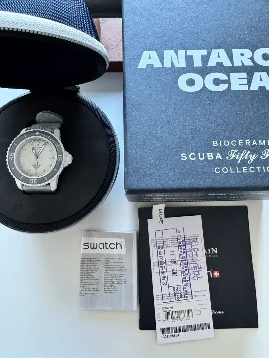 スウォッチ アンタークティック オーシャン 時計 フルセット スタンピング