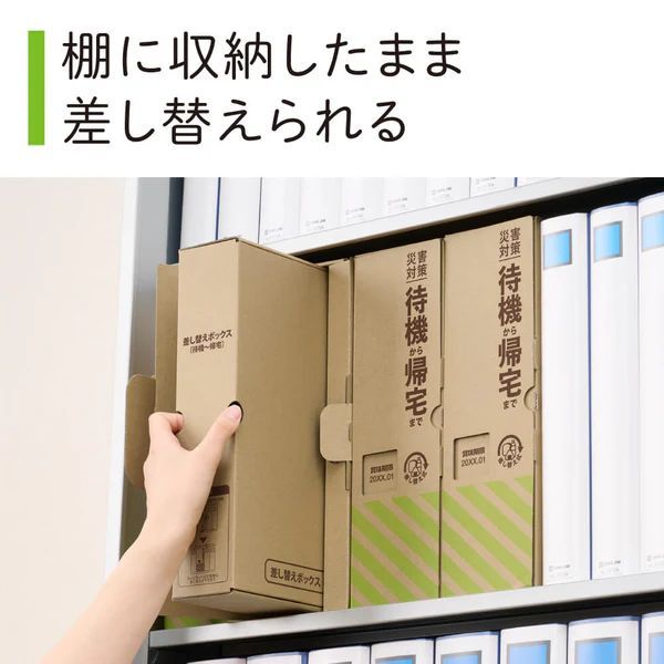 差し替え式災害対策セット 待機～帰宅