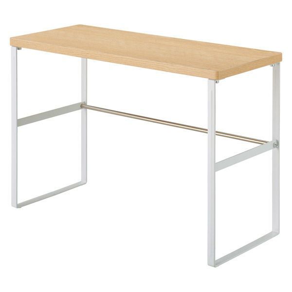 まとめ買い リヒトラブ MDF机上台スリム 500×200 トールタイプ ナチュラル A8006-35 ×3セット