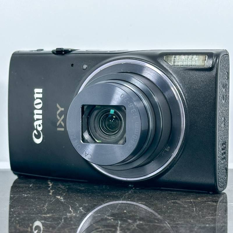 Canon IXY 640 ブラック コンデジ デジカメ 光学12倍ズーム Wi-Fi対応 フルHD動画 高画質モデル 動作 済み