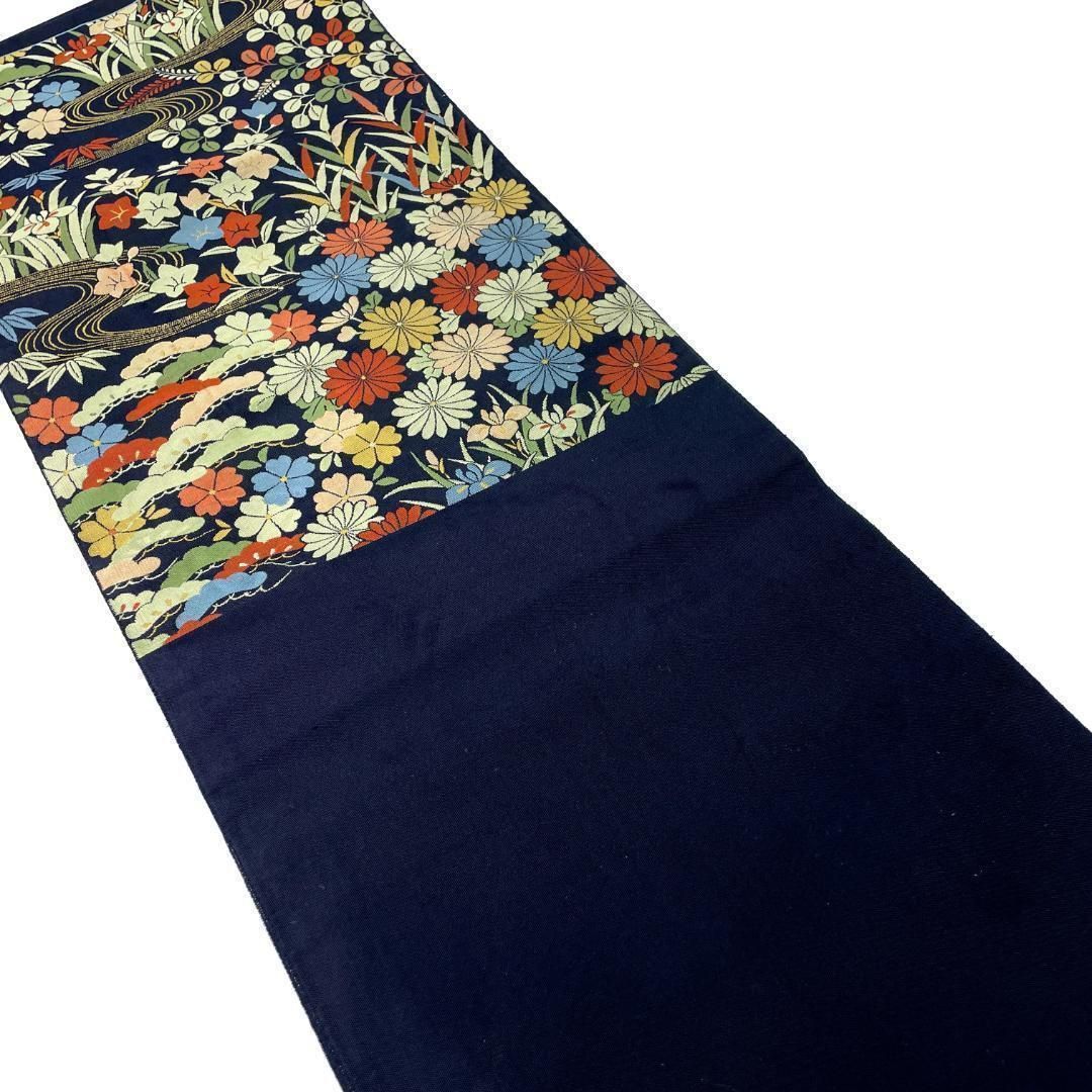 濃紺 カジュアル着物