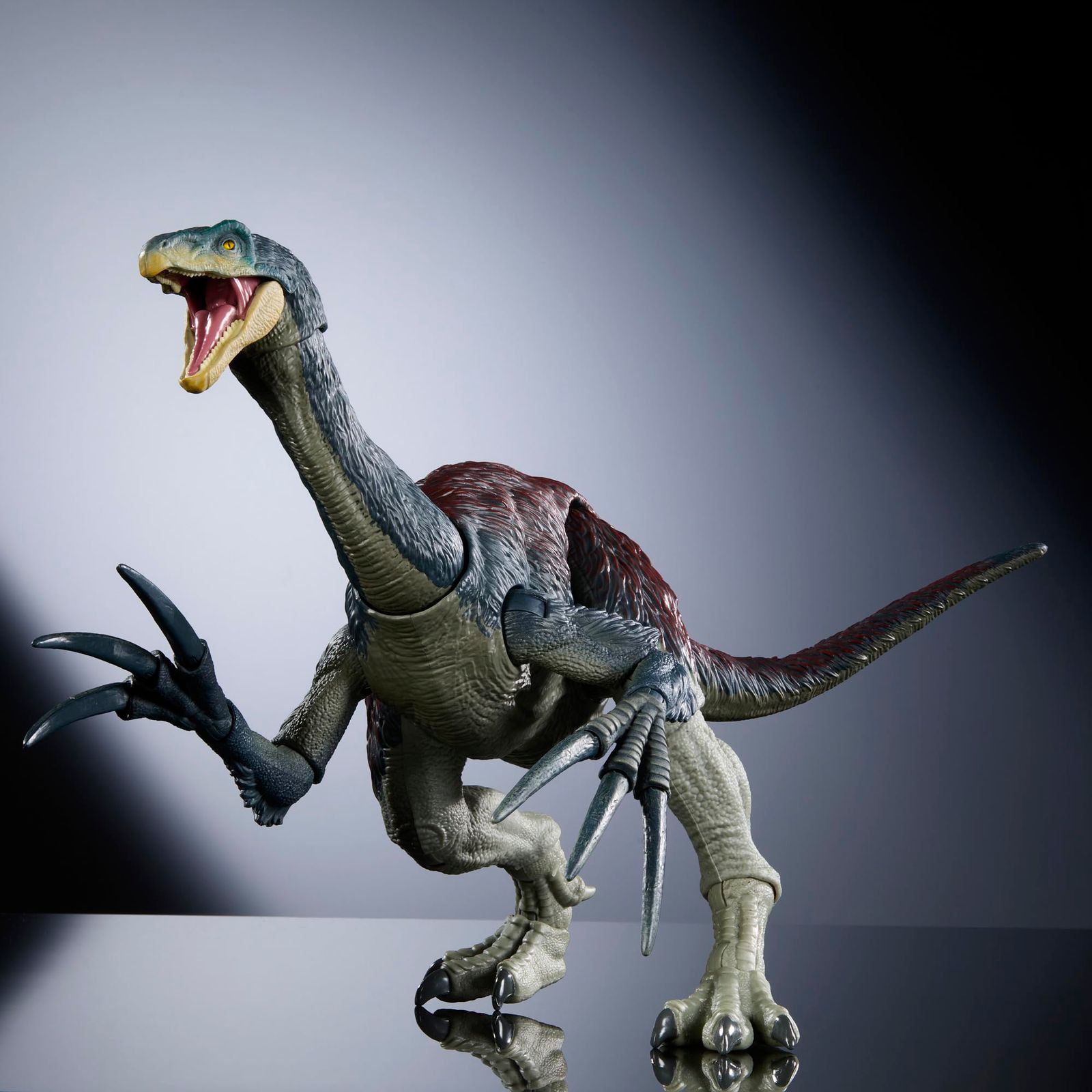 マテル ジュラシックワールド JURASSIC WORLD ハモンド テリジノサウルス 子供向けフィギュア 恐竜 おもちゃ 全長 約44cm 8歳から グリーン HXP73