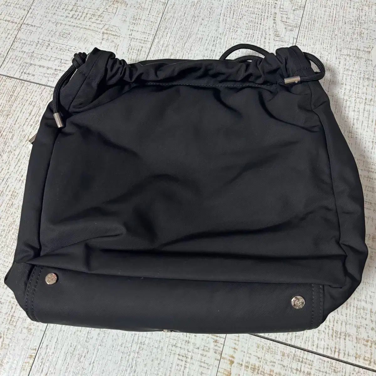 ウッ バケットバッグ