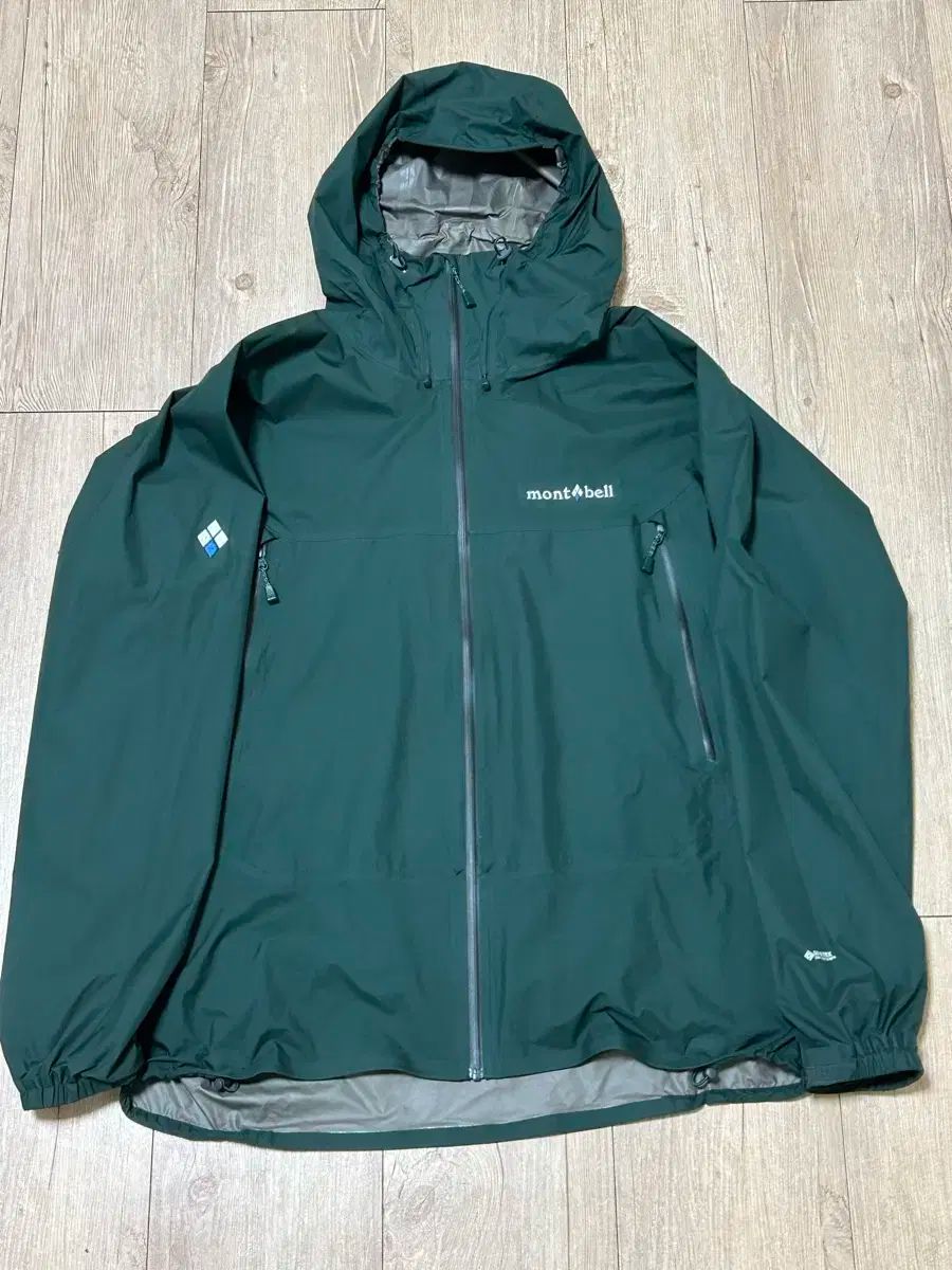 モンベル レイン トレッカー DARK GREEN XL