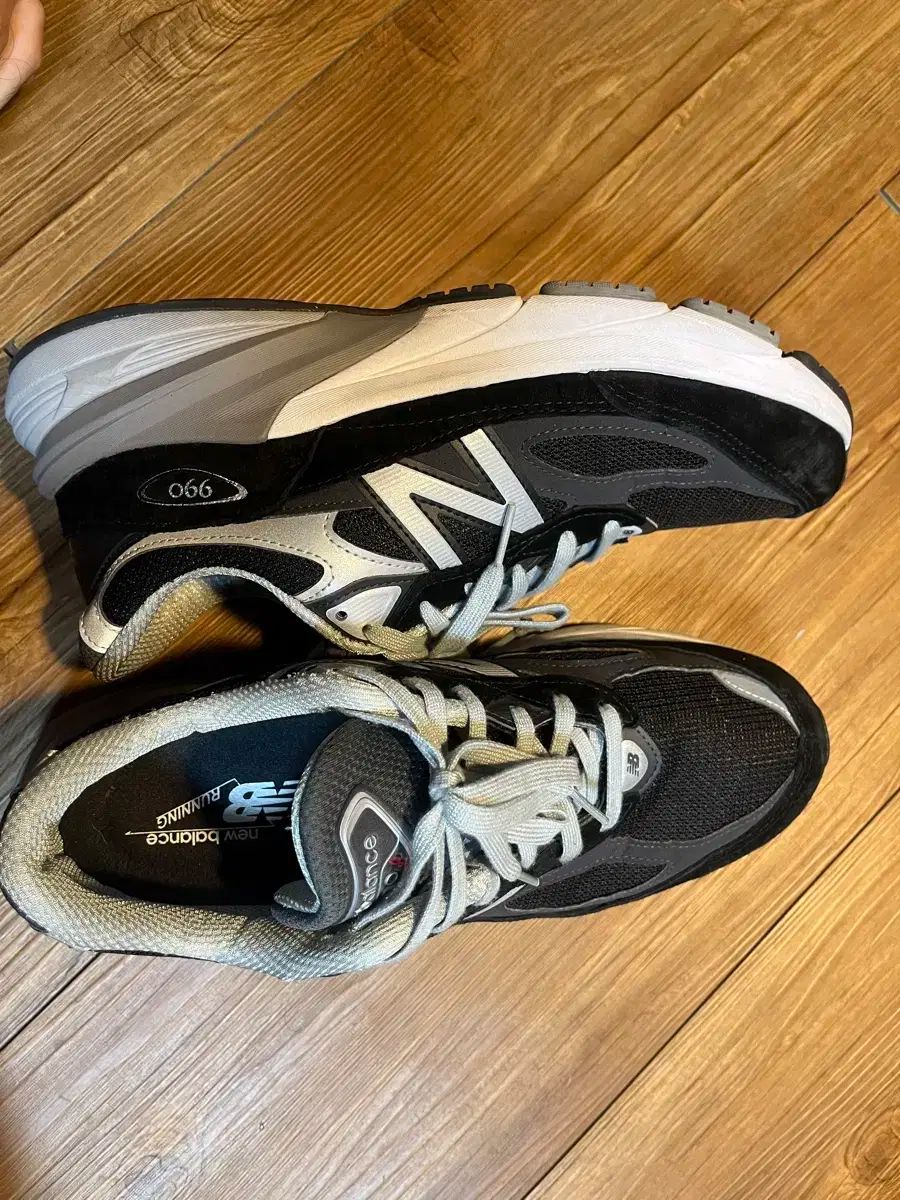 ニュー ンス 990 v 6 メイド イン USA ブラック ホワイト M BK