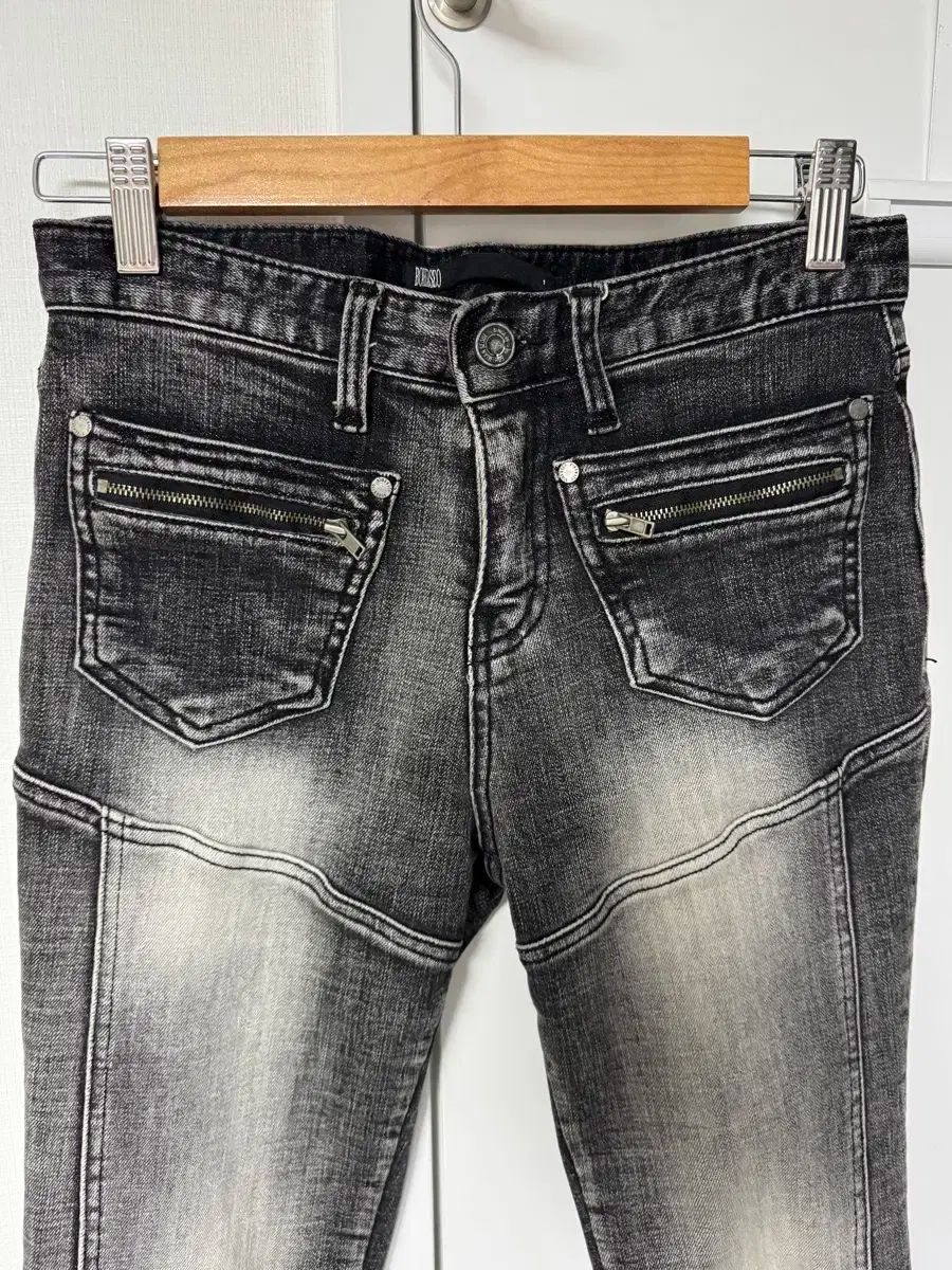 BOHEMSEO ボヘミアンソウル ブーツカット デニム グレーs