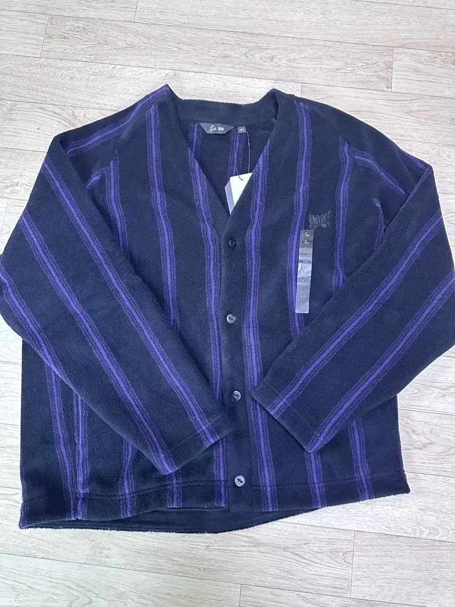 ユニクロ X ニードルズ カーディガン フリース ストライプ
