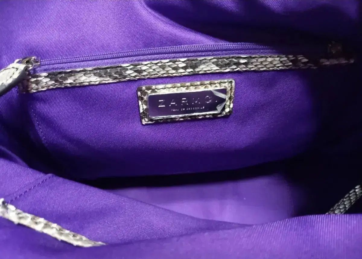 天然パイソン柄 トートバッグ クロスバッグ