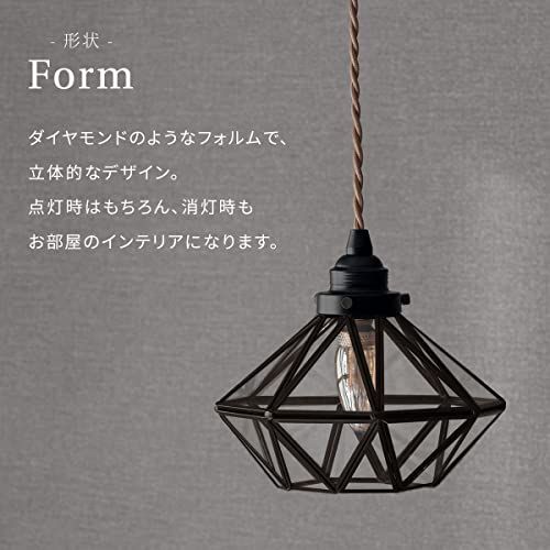 ぼん家具 ペンダントライト ガラス アンティーク 天井照明 ダイヤモンド型 LED対応 照明器具 1灯 照明 内玄関 食卓用 吊り下げ灯 ゴールド NEXPOTALLINN_EU