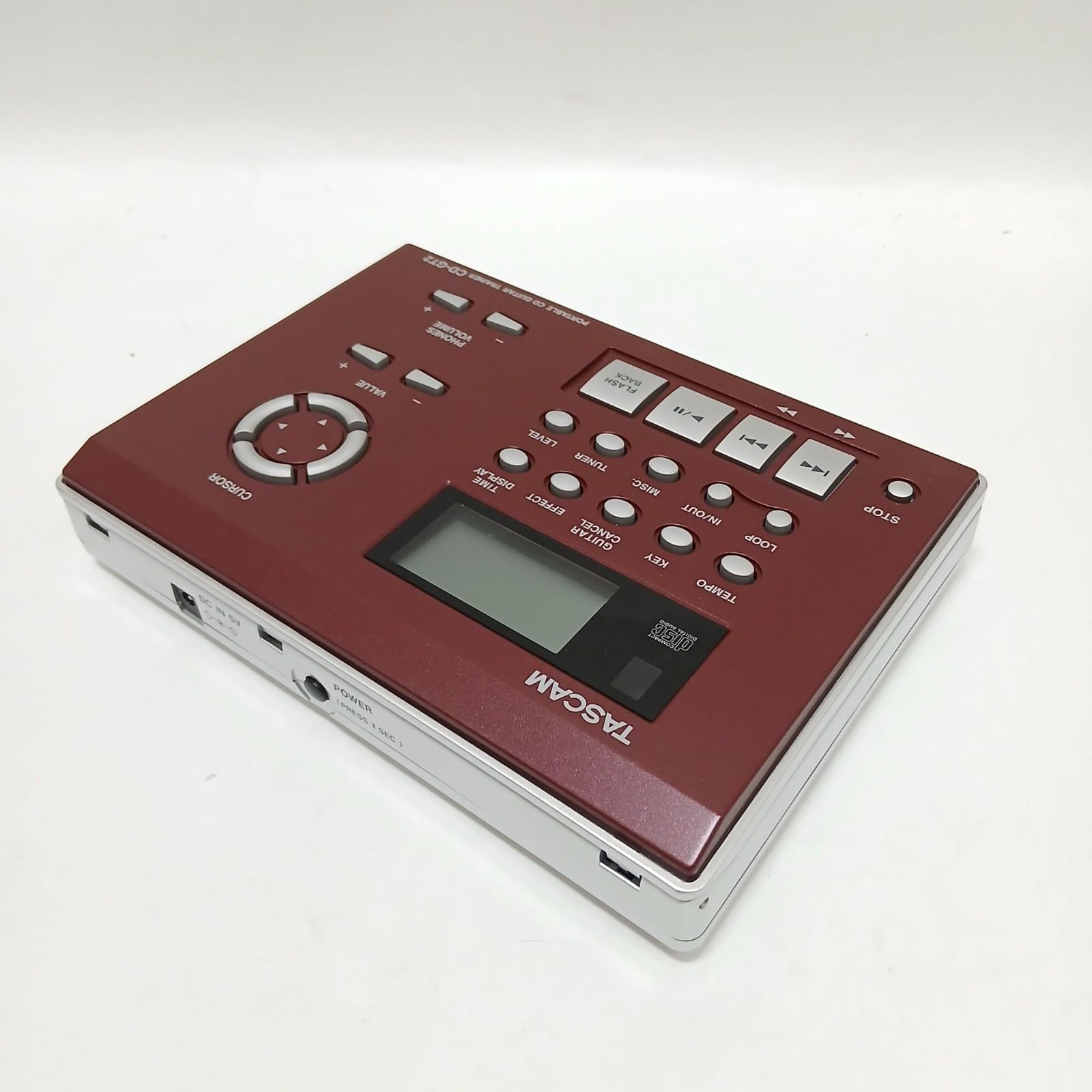 No.4189 TASCAM タスカム CD-GT2 ギター練習 CDプレーヤー チューナー 小型 コンパクト ポータブル キーチェンジ スピード テンポチェンジ ギターキャンセル WWW_TRAVELLANDINDIA_COM