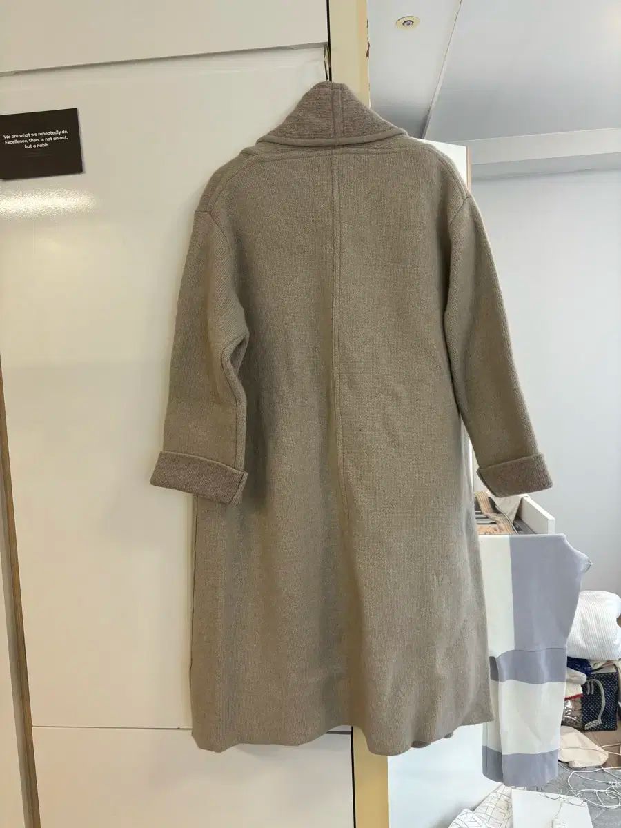 ウールカシミア ショール コート