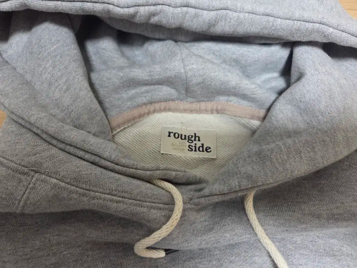 ROUGH SIDE ブレンディッド フーディ メランジュグレー 1