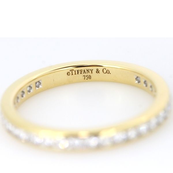 ティファニー フルサークル ダイヤモンド リング K18YG 8号弱 2.2mm