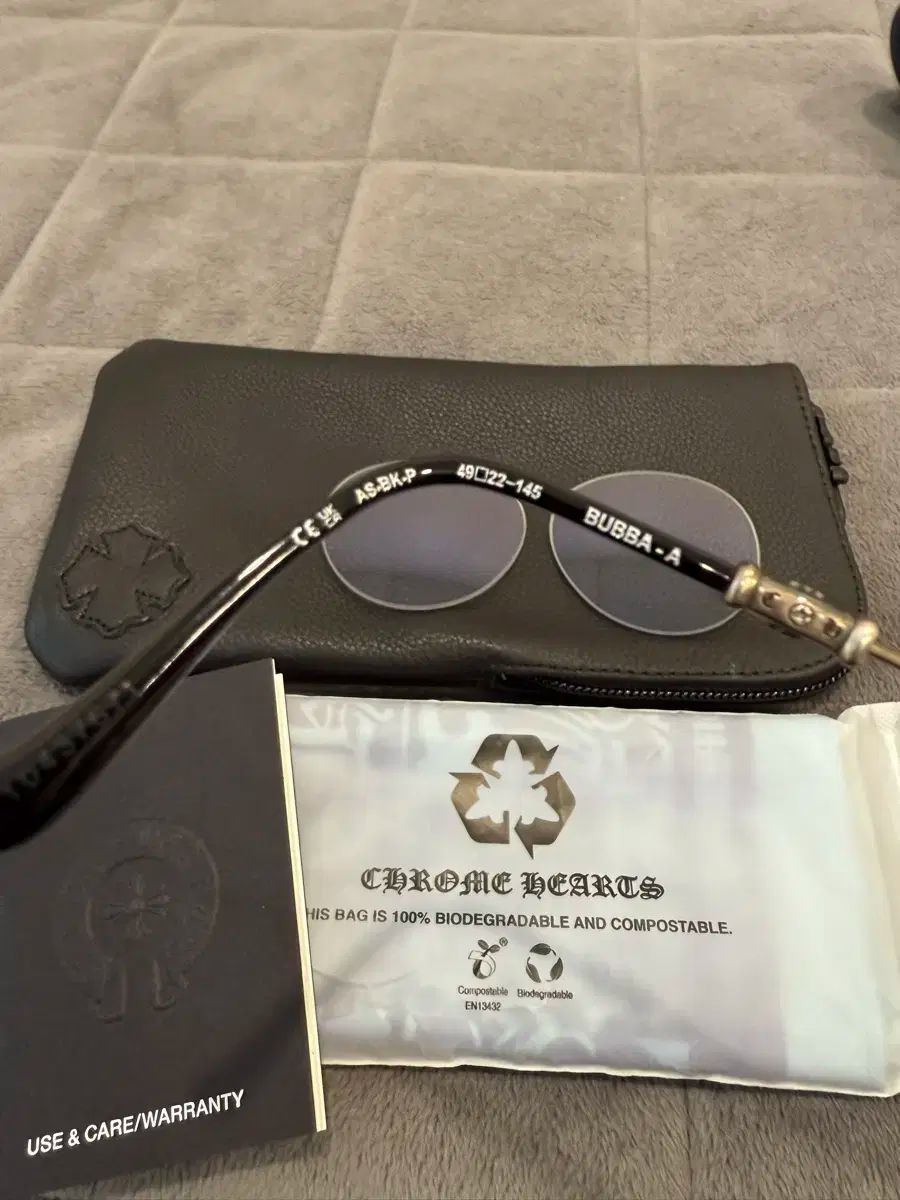 CHROME HAEATS クロムハーツ メガネ ブバA 新モデル アンド チックシルバー AS ほぼ
