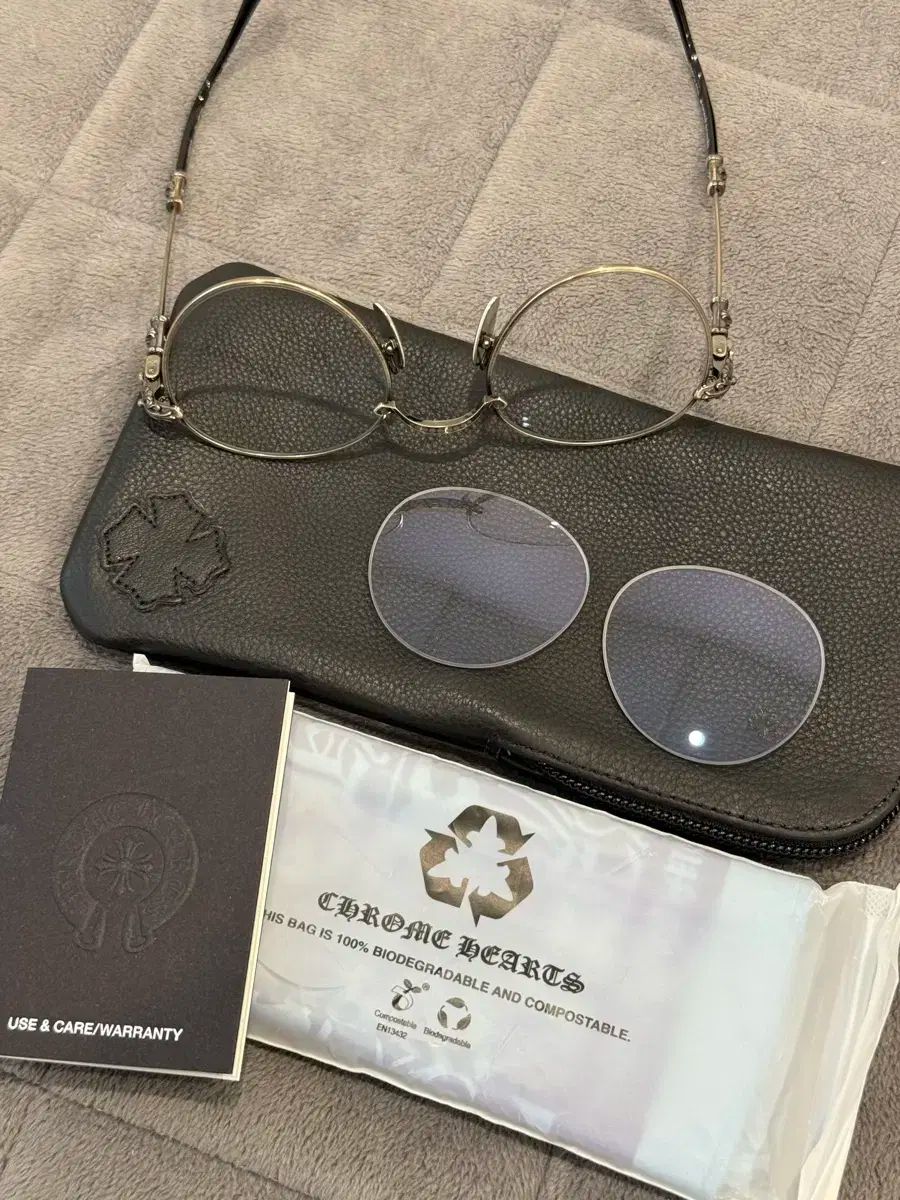 CHROME HAEATS クロムハーツ メガネ ブバA 新モデル アンド チックシルバー AS ほぼ