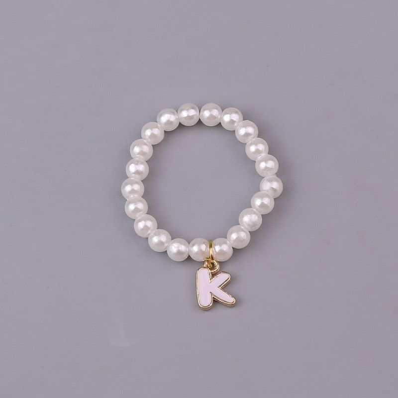 LABUBU ミニ 用 イニシャルネックレス ラブブ4世代用 pin for love K